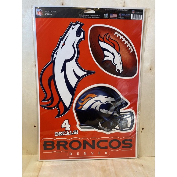 NFL Pick Your Team Decals Stickers 4 Piece Set Football Saints Jets Falcons etc. - Picture 2 of 9